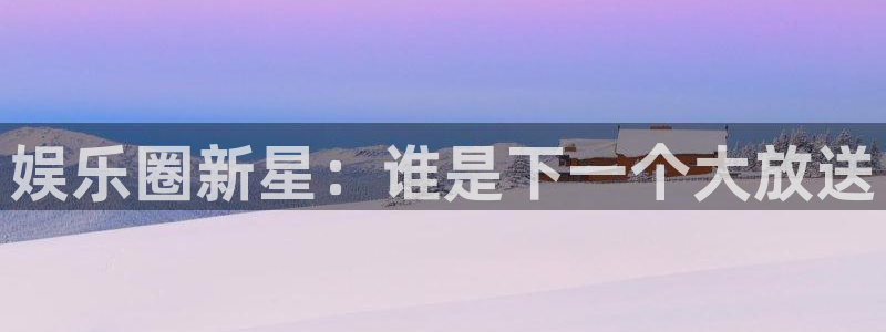 辉达平台官网：娱乐圈新星：谁是下一个大放送
