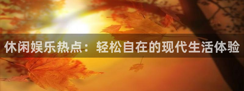 辉达平台体育代理：休闲娱乐热点：轻松自在的现代生活体验